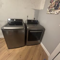 LG Washer & Dryer - Graphite Steel