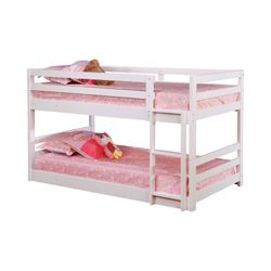 Twin Triple Bunk Bed White