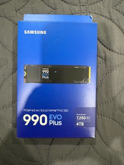 Samsung 990 EVO Plus 4TB NVMe M.2 SSD — $420
