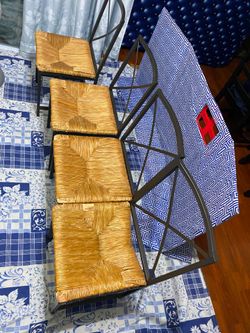 IKEA kitchen table chairs.
