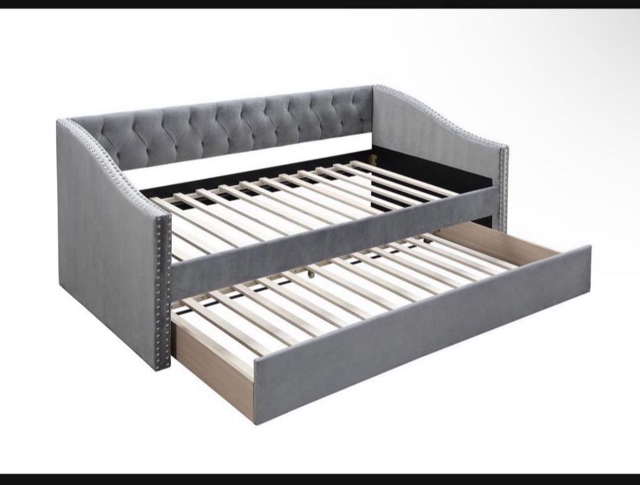 Brand New In Box Day Bed W/ Slats + Trundle And 2 Mattresses. Pick Up