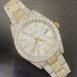 Rolex 41mm 116633 Natural Diamond Datejust 25 Carats  VS+  Box Papers Buy Sale Trade 24k Coins Silver Patek Omega Scrap 14k 18k 