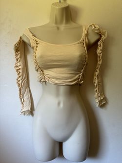 ALTERNATIVE SPELLS TOP & GLOVES SET- OFF WHITE