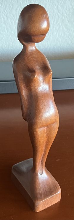 Arne Basse Denmark Mid Century Danish Modern Teak 11-1/2” Nude