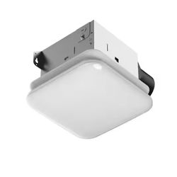 Commercial Electric 50 CFM Bathroom Exhaust Fan w/ LED Light & Night Light, ENERGY STAR