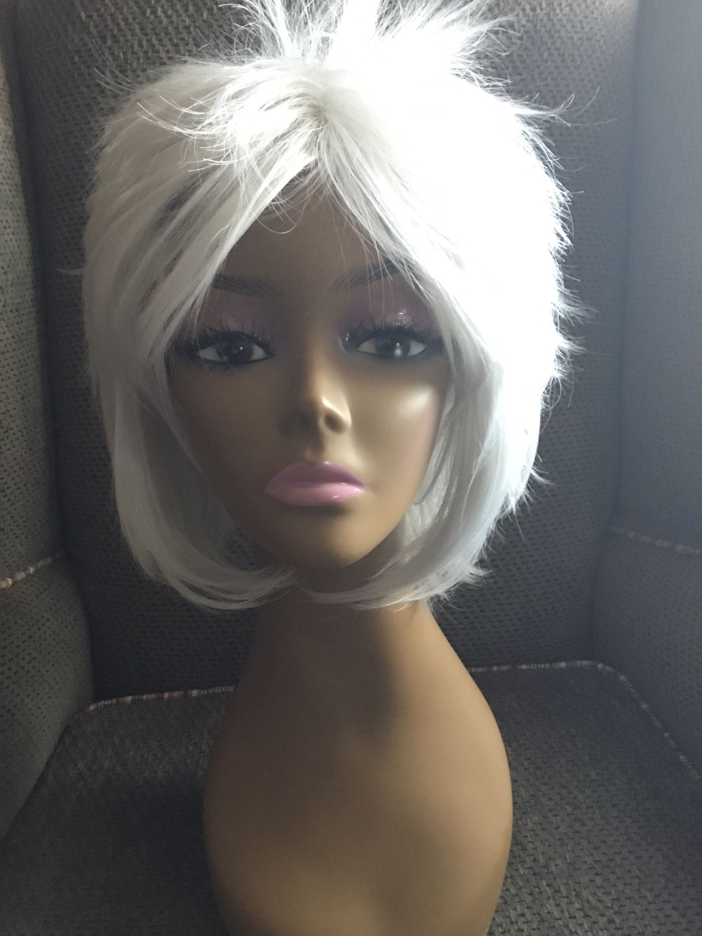 New white hair wig!
