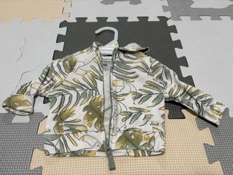 Carter’s hoodie - Newborn - Palm Leaves