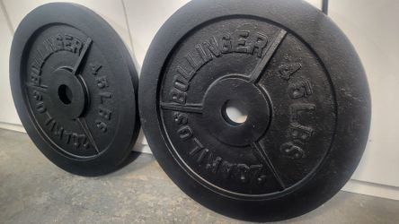 Weight Olympic Thin Plates Pair Of 45s