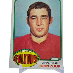 1976 Topps Football John Zook