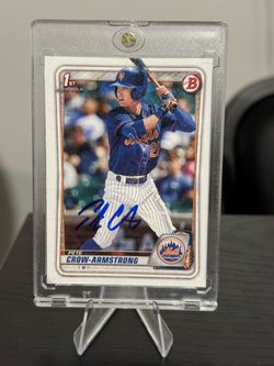 2020 Topps Pete Crow-Armstrong Bowman 1st BD-72 Auto