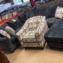 Brand new sectional, 1299, chair 399