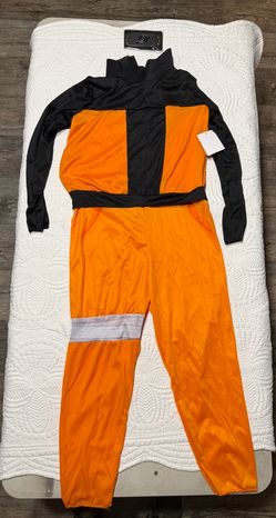 Naruto Kids Jumpsuit and Headband Costume (New)