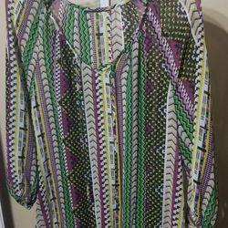 Womens Sheer Large Blouse 