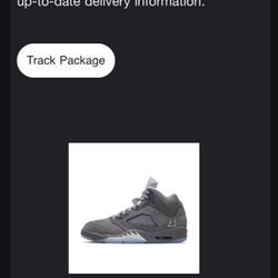 Wolf Grey 5s Size 10.5