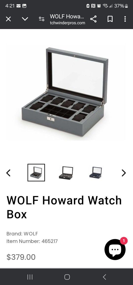 Wolf Howard Watch New 