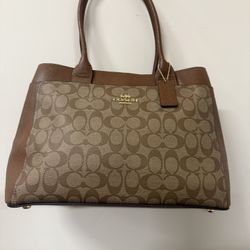 COACH Brown Shoulder Bag 