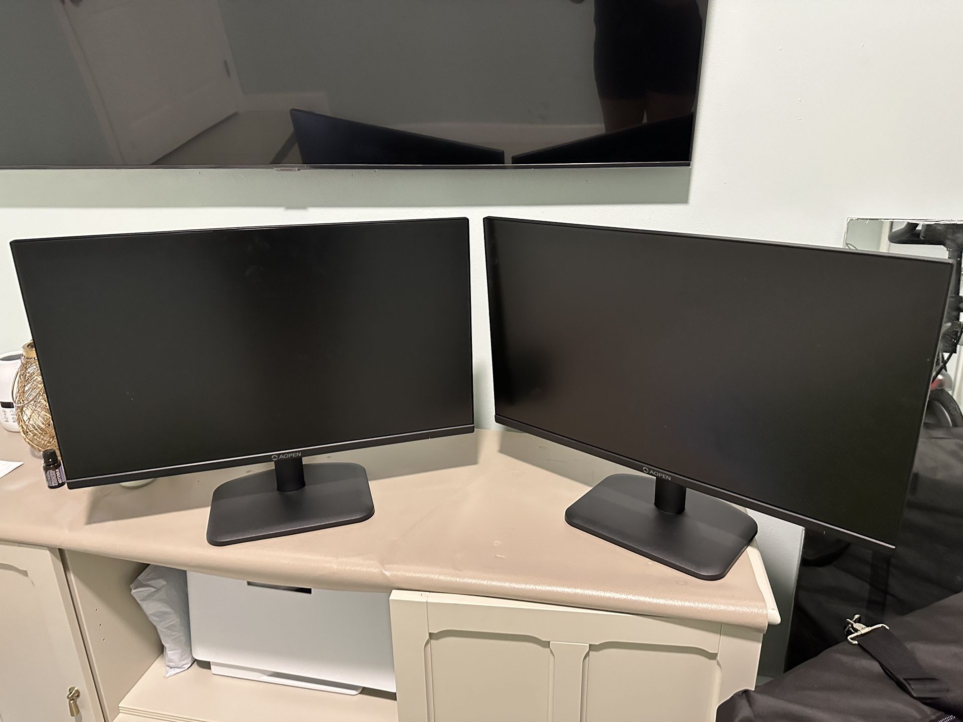 Two 27” Monitors 