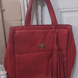 Coach Leather Purse/tote