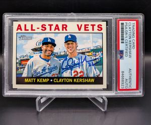 Clayton Kershaw 2013 Topps Heritage All Star Vets PSA Auto Authentic