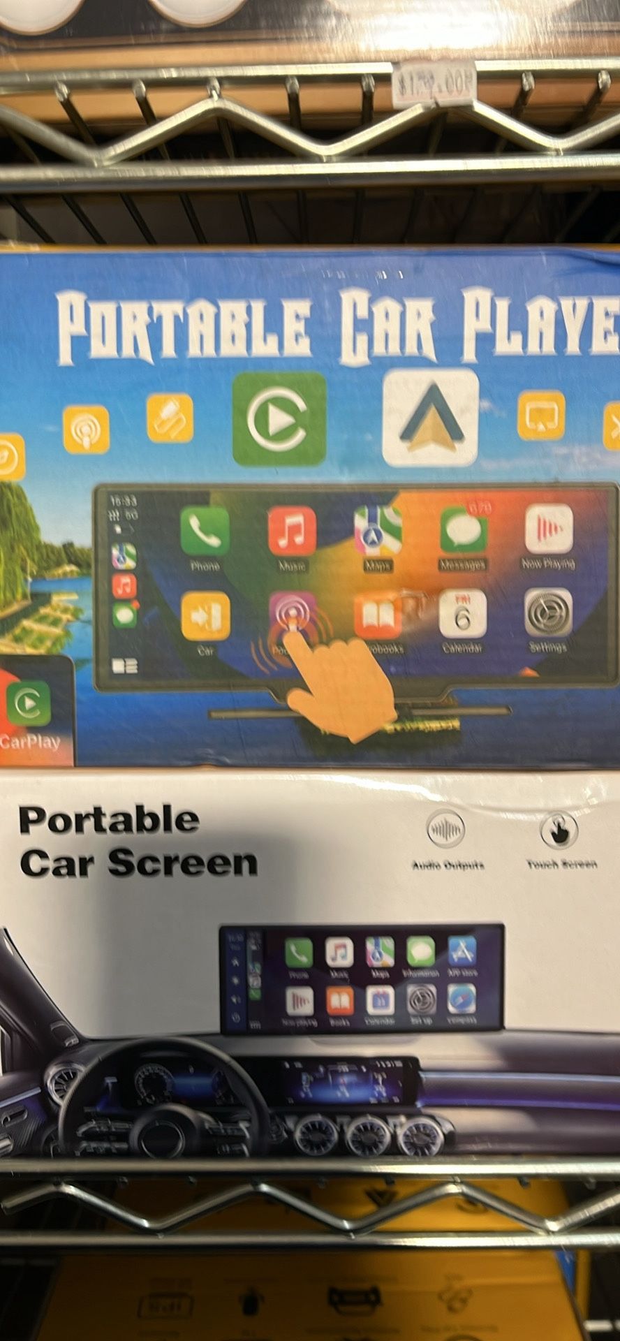 Car Player Portable. Wirless CarPlay Android audio Bluetooth.  Camera Included Touch Screen 