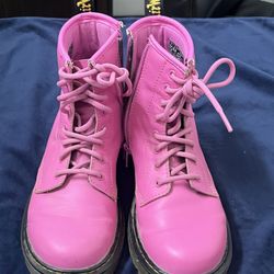 Hot Pink Girl Dr Marten Boots Size 4