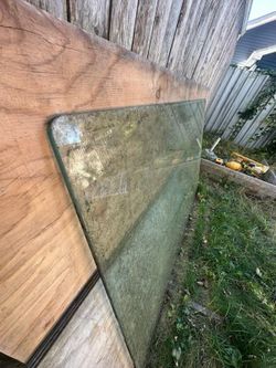 Glass top for table