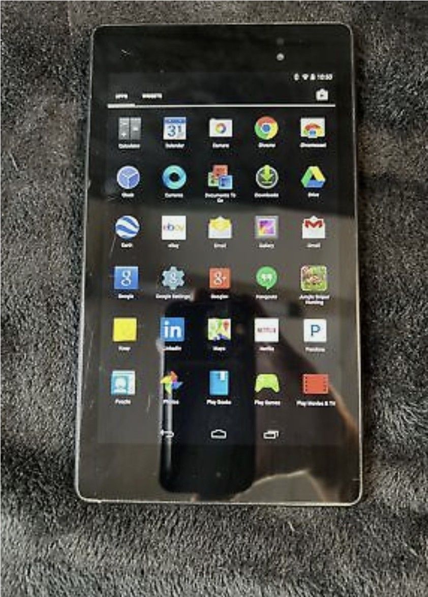 Asus Nexus 7 16GB Black Tablet W/Charging Cable- Excellent Battery Tested Works