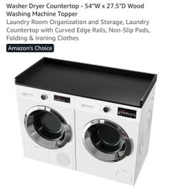 Washer and Dryer countertop