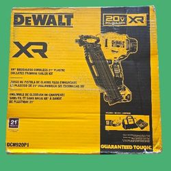 Dewalt XR 21 Plastic Collated Framing Nailer With Battery And Charger 