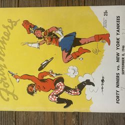 Forty Niners vs New York Yankees September 8, 1946