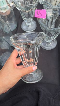 Set of 4 Glass Serving Cups