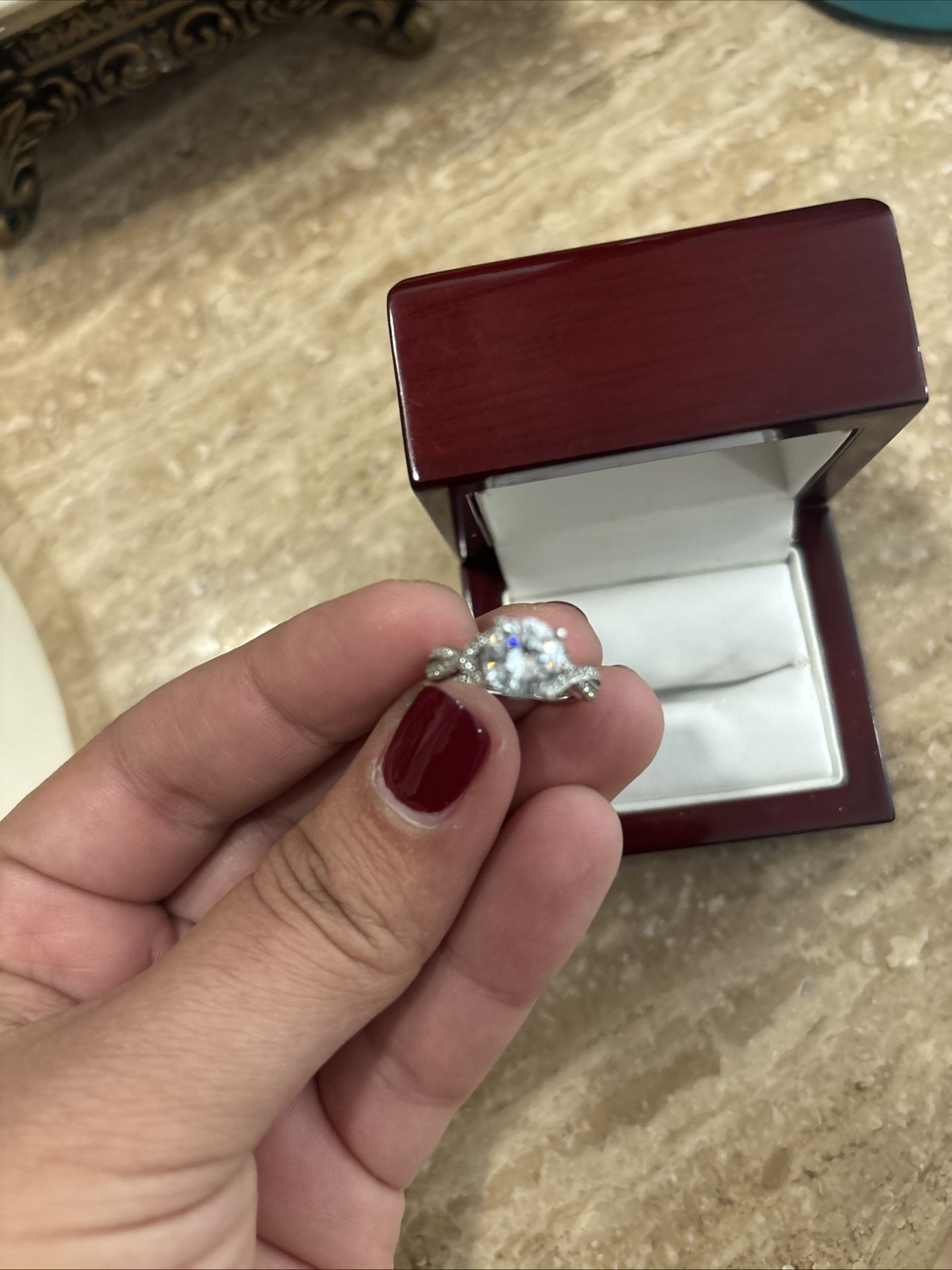 Tacori Platinum Engagement Ring
