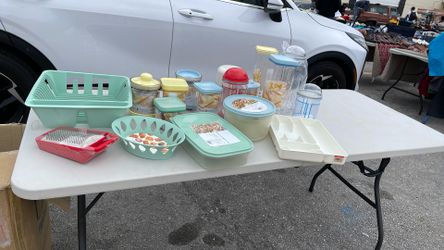 Variety Of Kitchen Canisters And More