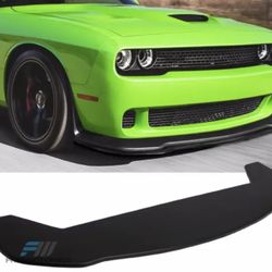 Fits 15-22 Dodge Challenger SRT Hellcat Front Bumper Lip Unpainted - PP