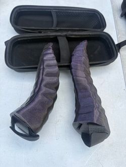 Purple Glitter Cosplay Horns with Carrying Case