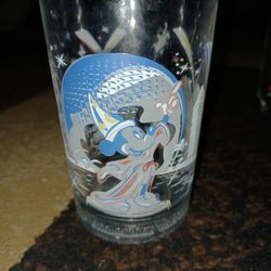 Walt Disney World 25th Anniversary Remember The Magic Collectable Glass