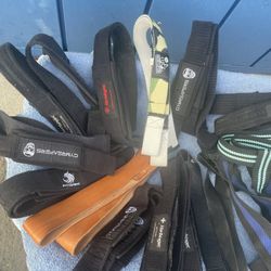 Lifting Straps —/ Huge Supply …. Various Brands / Lengths etc. $5 Ea call for more i