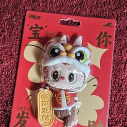 PopLand Exclusive May You Get Rich Series Fridge Magnet Labubu