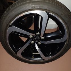 4- Honda Accord Sport Rims Tires  