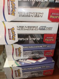 Black Kyurem And Melmetal Ex Box Pokemon