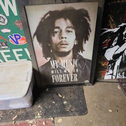 Bob Marley Framed Picture