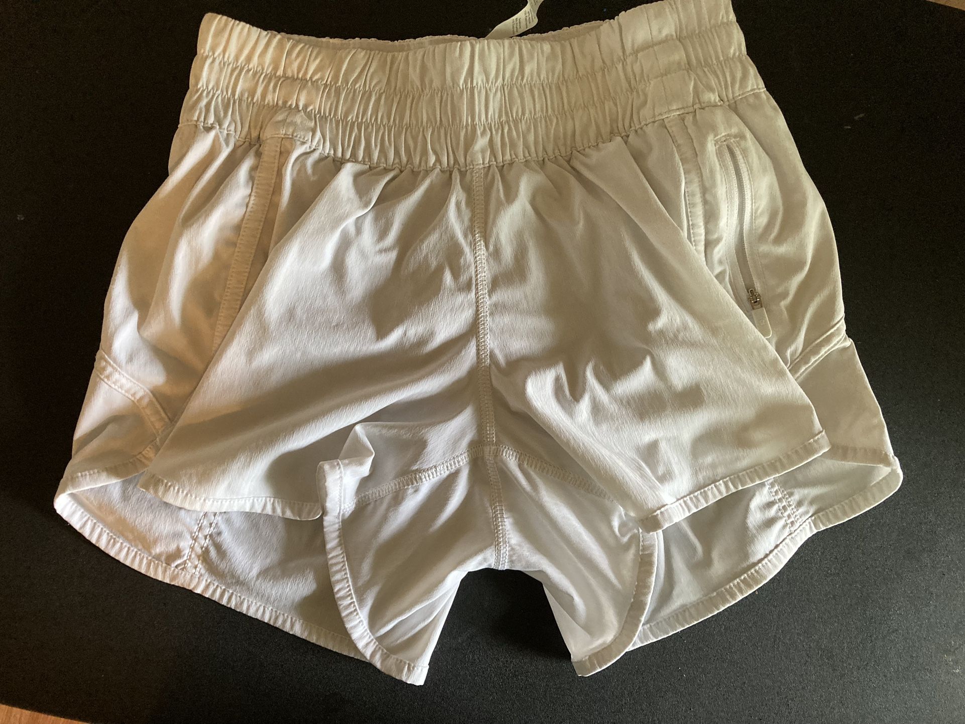 Women’s Lululemon White Track Shorts