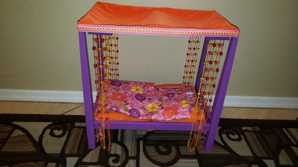 American Girl canopy bed