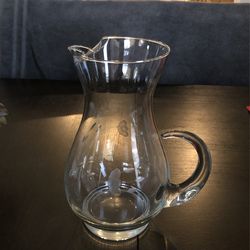 Vintage Princess House Glass Pitcher, Heritage Collection