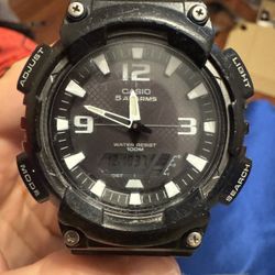 Casio Watch Waterproof Stainless Steel
