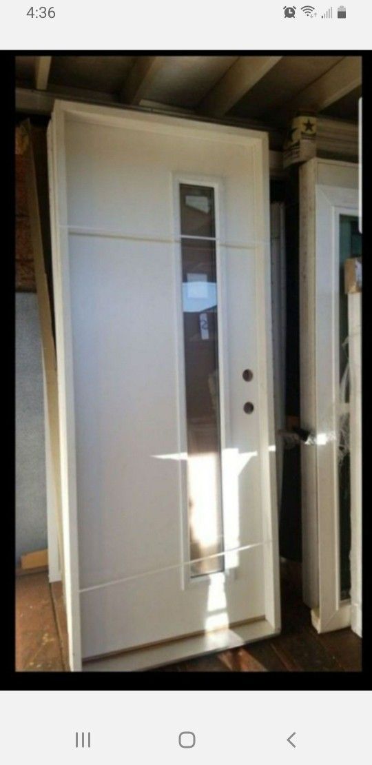 Exterior Door Fiberglass 32x80 Left