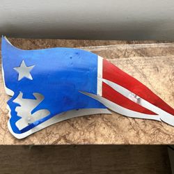 Hand Crafted New England Patriots Sign