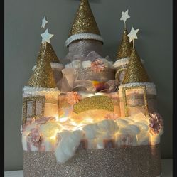 Diaper Castle Cake 
