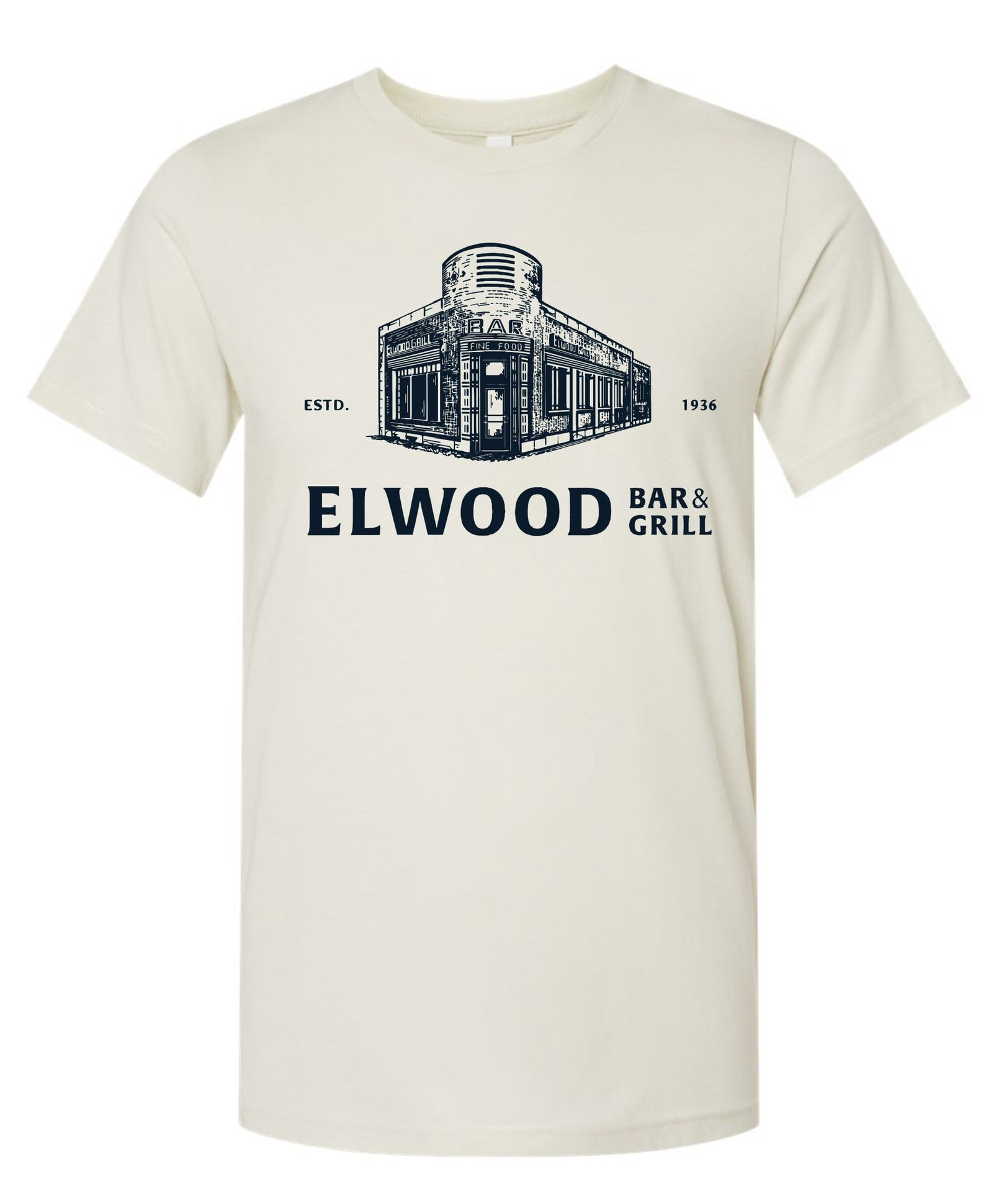 Elwood Bar And Grill T-Shirt - Vintage Look - A True Detroit Relic 