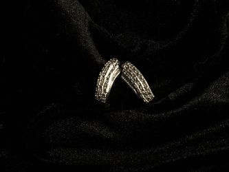 925 diamond earrings